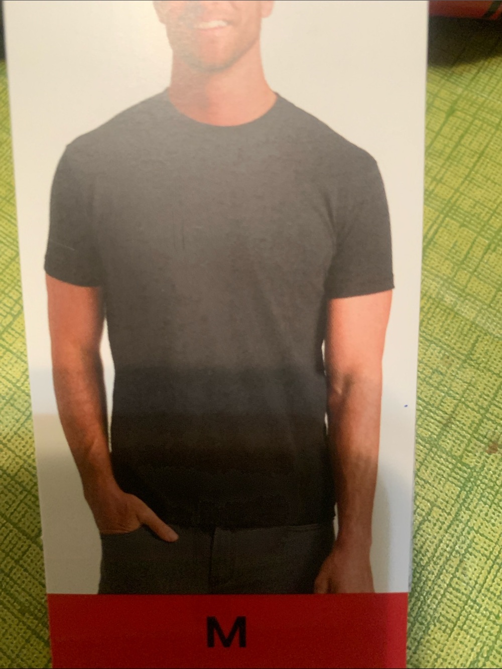 Men's Short Sleeve Crew Neck Tee in Charcoal